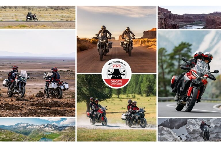 Multistrada V4 Voyagers 2025 concurso, concurso internacional Ducati Multistrada V4, compartir viajes Multistrada V4, premios viaje Ducati V4, inscripciones Multistrada V4 Voyagers, ganador concurso Ducati viaje, concurso Ducati Viaje solitario, concurso Ducati grupo DOC, kit de viaje Ducati Multistrada, historias de viajes en moto Ducati