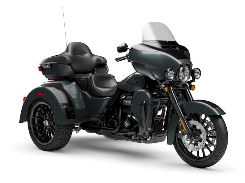 Harley-Davidson Tri Glide Ultra 2025, ficha técnica trike Harley, trike touring 2025, Milwaukee-Eight 114, Trip Glide Ultra specs, booms GTS sistema, Rider Safety Enhancements, trike con reverse eléctrico, trike comparativa Can-Am, trike Indian vs Harley