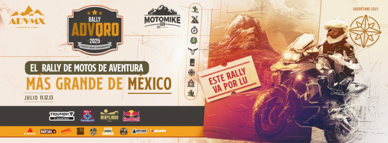 Rally ADV QRO 2025, Rally ADV Querétaro julio, motos aventura México 2025, Sierra Gorda rally Querétaro, checkpoints rally ADV MX, embajadora Rally ADV QRO, rutas offroad Querétaro, Rally ADV MX comunidad, rally moto montaña México, evento adventure Querétaro