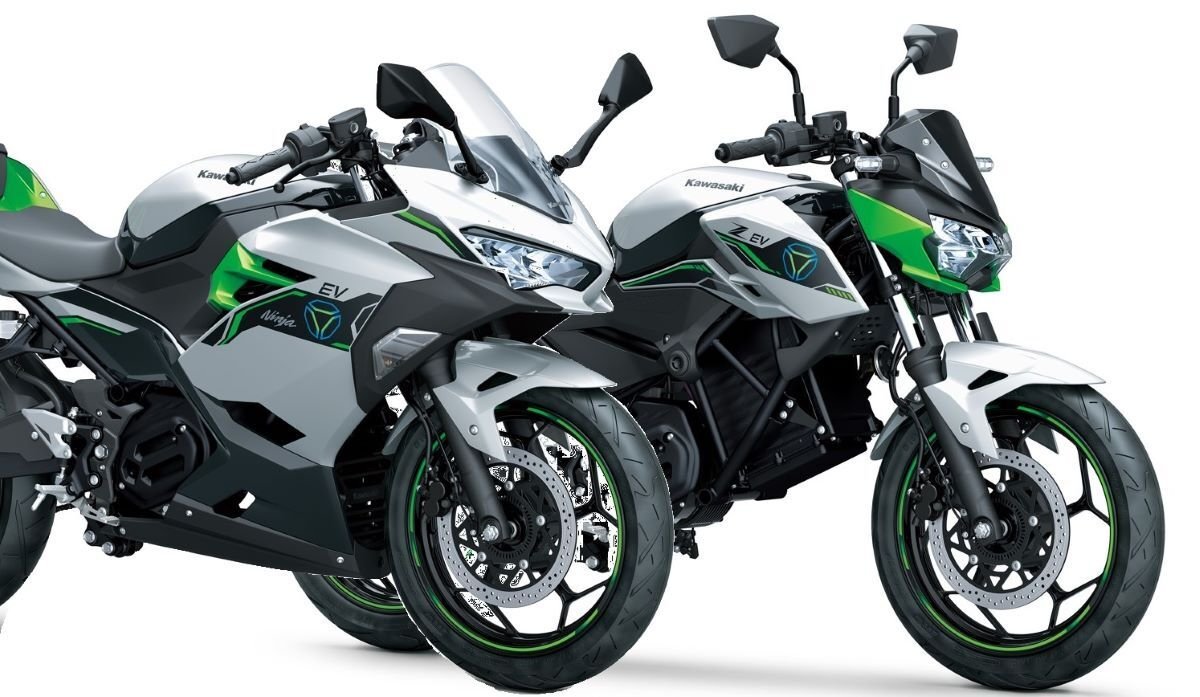 Kawasaki motos eléctricas 2025, Ninja e-1 precio México, Z e-1 eléctrica ficha técnica, moto híbrida Kawasaki 2025, Kawasaki Elektrode niños, motocicleta a hidrógeno Kawasaki, nuevas motos eléctricas Kawasaki, futuro sustentable Kawasaki, Kawasaki México movilidad verde, Kawasaki Ninja eléctrica 2025