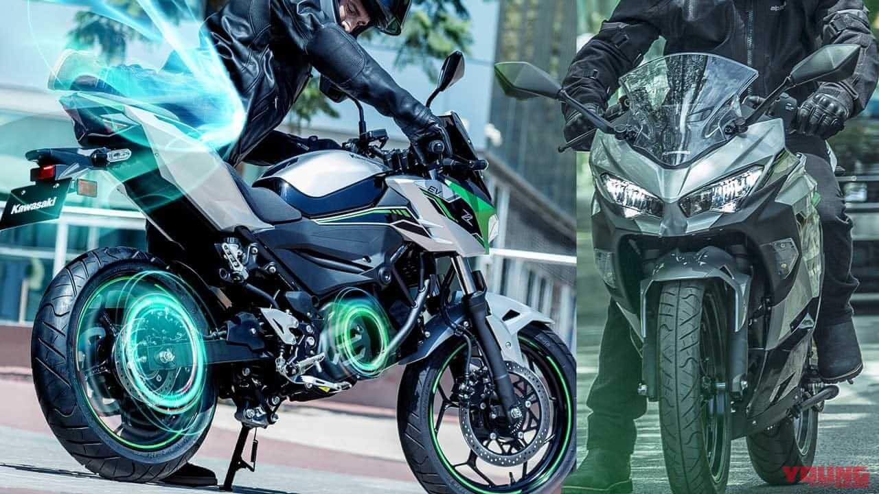Kawasaki motos eléctricas 2025, Ninja e-1 precio México, Z e-1 eléctrica ficha técnica, moto híbrida Kawasaki 2025, Kawasaki Elektrode niños, motocicleta a hidrógeno Kawasaki, nuevas motos eléctricas Kawasaki, futuro sustentable Kawasaki, Kawasaki México movilidad verde, Kawasaki Ninja eléctrica 2025