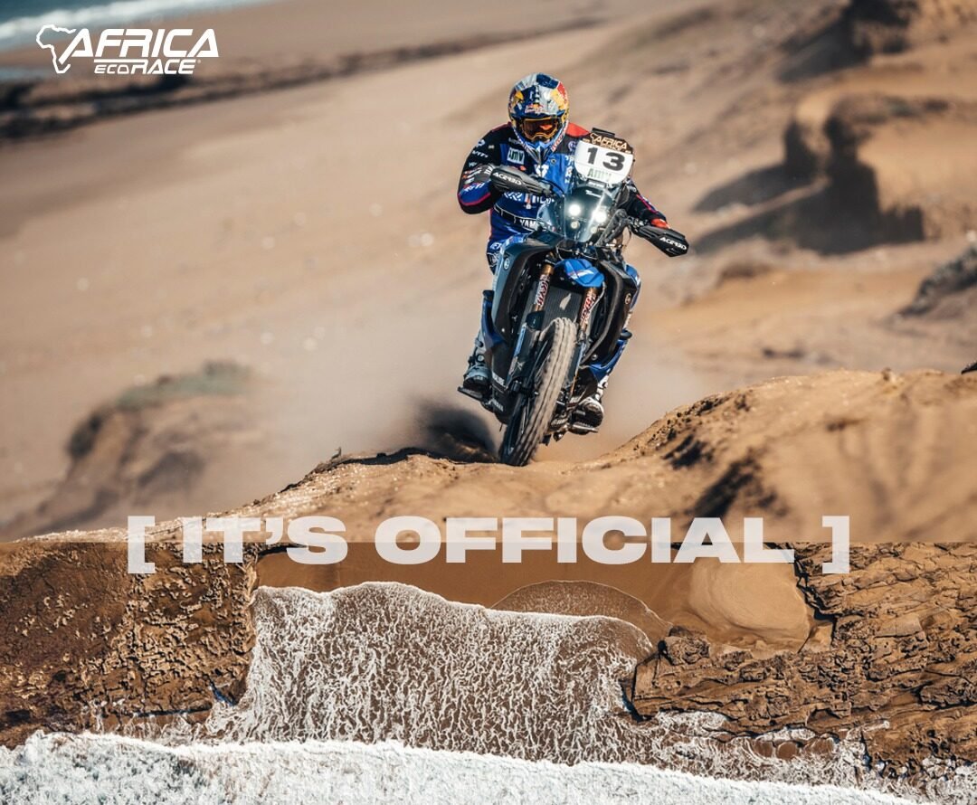 Africa Eco Race 2026, rally África motos, Dakar África 2026, inscripciones Africa Eco Race, Jacopo Cerutti Aprilia, rally raid Marruecos Mauritania Senegal, Africa Eco Race México, motos rally internacional, competencia off-road África, Lake Rose Dakar